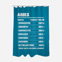 Aries Facts Chart-None-Polyester-Shower Curtain-MaxoArt