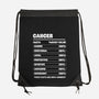 Cancer Facts Chart-None-Drawstring-Bag-MaxoArt