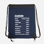 Cancer Facts Chart-None-Drawstring-Bag-MaxoArt