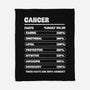 Cancer Facts Chart-None-Fleece-Blanket-MaxoArt