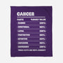 Cancer Facts Chart-None-Fleece-Blanket-MaxoArt