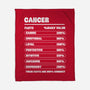 Cancer Facts Chart-None-Fleece-Blanket-MaxoArt