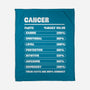 Cancer Facts Chart-None-Fleece-Blanket-MaxoArt