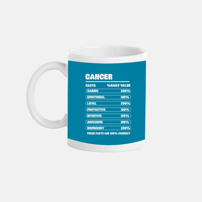 Cancer Facts Chart-None-Mug-Drinkware-MaxoArt