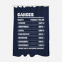 Cancer Facts Chart-None-Polyester-Shower Curtain-MaxoArt
