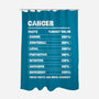 Cancer Facts Chart-None-Polyester-Shower Curtain-MaxoArt