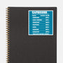 Capricorn Facts Chart-None-Glossy-Sticker-MaxoArt