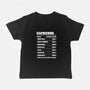 Capricorn Facts Chart-Baby-Basic-Tee-MaxoArt