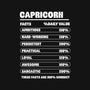 Capricorn Facts Chart-Youth-Crew Neck-Sweatshirt-MaxoArt