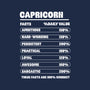 Capricorn Facts Chart-None-Adjustable Tote-Bag-MaxoArt