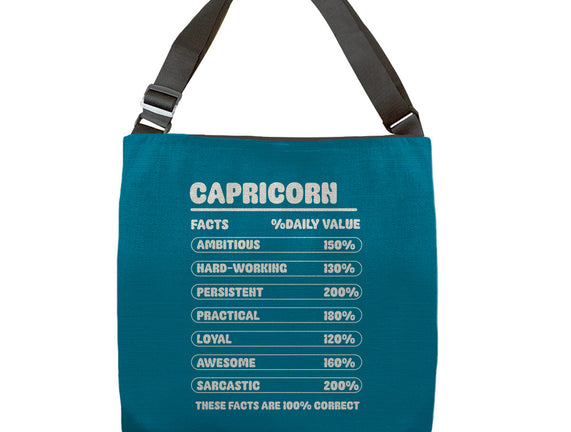 Capricorn Facts Chart