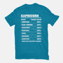 Capricorn Facts Chart-Mens-Heavyweight-Tee-MaxoArt