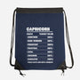 Capricorn Facts Chart-None-Drawstring-Bag-MaxoArt