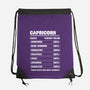 Capricorn Facts Chart-None-Drawstring-Bag-MaxoArt