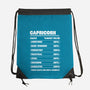 Capricorn Facts Chart-None-Drawstring-Bag-MaxoArt