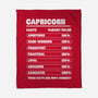 Capricorn Facts Chart-None-Fleece-Blanket-MaxoArt