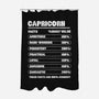 Capricorn Facts Chart-None-Polyester-Shower Curtain-MaxoArt