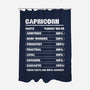 Capricorn Facts Chart-None-Polyester-Shower Curtain-MaxoArt