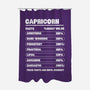 Capricorn Facts Chart-None-Polyester-Shower Curtain-MaxoArt