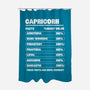 Capricorn Facts Chart-None-Polyester-Shower Curtain-MaxoArt