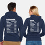 Capricorn Facts Chart-Unisex-Zip-Up-Sweatshirt-MaxoArt