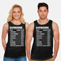 Capricorn Facts Chart-Unisex-Basic-Tank-MaxoArt
