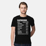 Capricorn Facts Chart-Mens-Premium-Tee-MaxoArt
