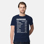 Capricorn Facts Chart-Mens-Premium-Tee-MaxoArt