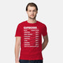 Capricorn Facts Chart-Mens-Premium-Tee-MaxoArt