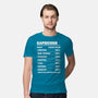 Capricorn Facts Chart-Mens-Premium-Tee-MaxoArt