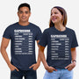 Capricorn Facts Chart-Unisex-Basic-Tee-MaxoArt