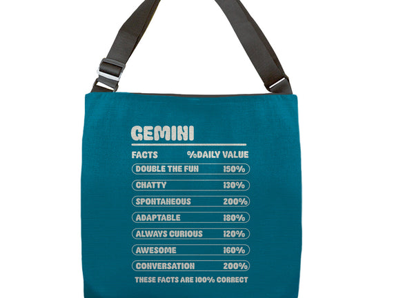 Gemini Facts Chart