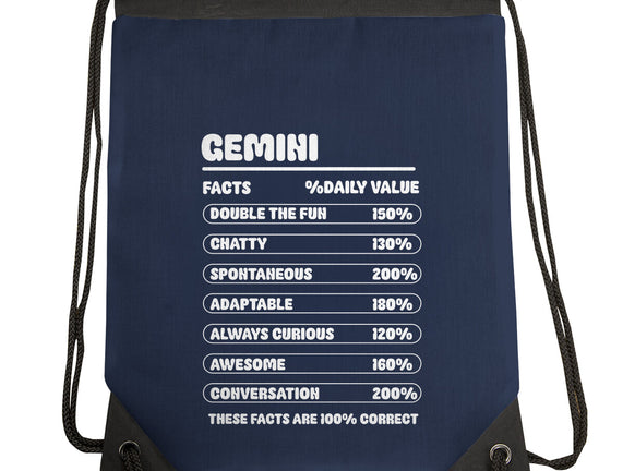 Gemini Facts Chart