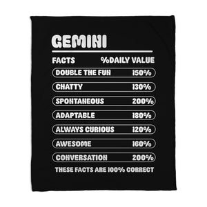 Gemini Facts Chart