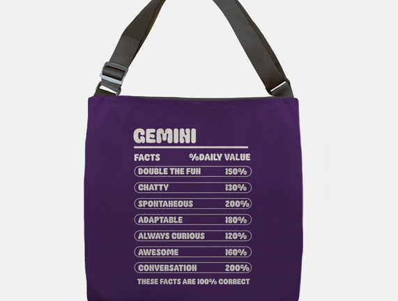 Gemini Facts Chart