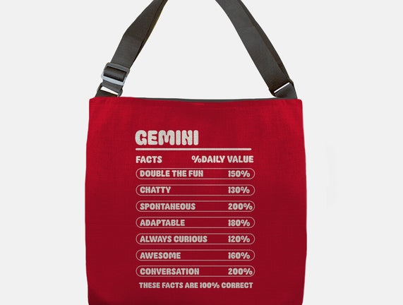 Gemini Facts Chart