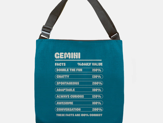 Gemini Facts Chart