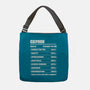 Gemini Facts Chart-None-Adjustable Tote-Bag-MaxoArt