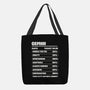 Gemini Facts Chart-None-Basic Tote-Bag-MaxoArt
