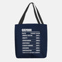 Gemini Facts Chart-None-Basic Tote-Bag-MaxoArt