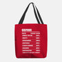 Gemini Facts Chart-None-Basic Tote-Bag-MaxoArt