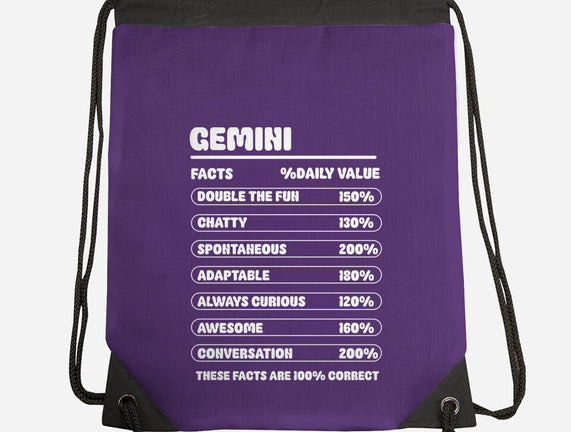 Gemini Facts Chart