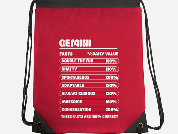 Gemini Facts Chart