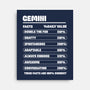 Gemini Facts Chart-None-Stretched-Canvas-MaxoArt