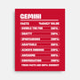 Gemini Facts Chart-None-Stretched-Canvas-MaxoArt