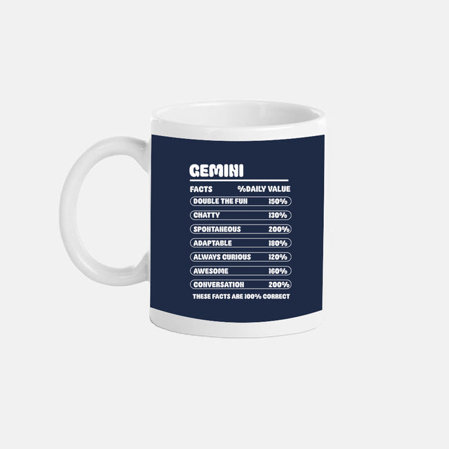 Gemini Facts Chart-None-Mug-Drinkware-MaxoArt