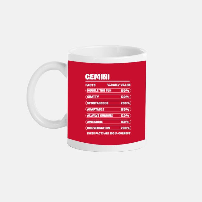 Gemini Facts Chart-None-Mug-Drinkware-MaxoArt