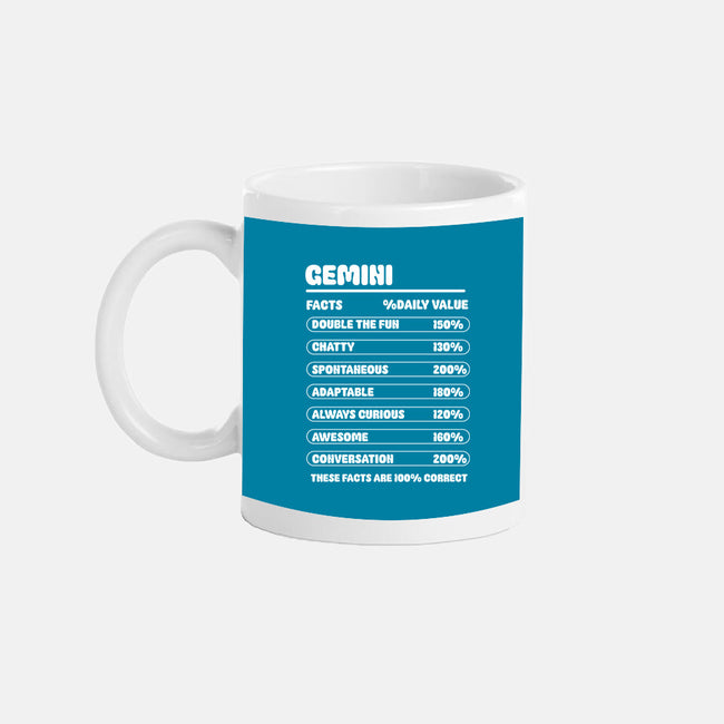 Gemini Facts Chart-None-Mug-Drinkware-MaxoArt