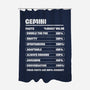 Gemini Facts Chart-None-Polyester-Shower Curtain-MaxoArt