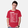 Gemini Facts Chart-Mens-Basic-Tee-MaxoArt